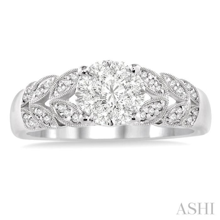 Round Shape Lovebright Diamond Ring