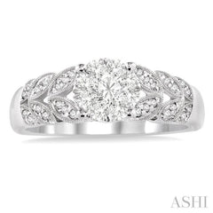 Round Shape Lovebright Diamond Ring