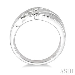 Silver Men'S Diamond Ring