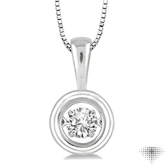 Round Shape Emotion Diamond Pendant