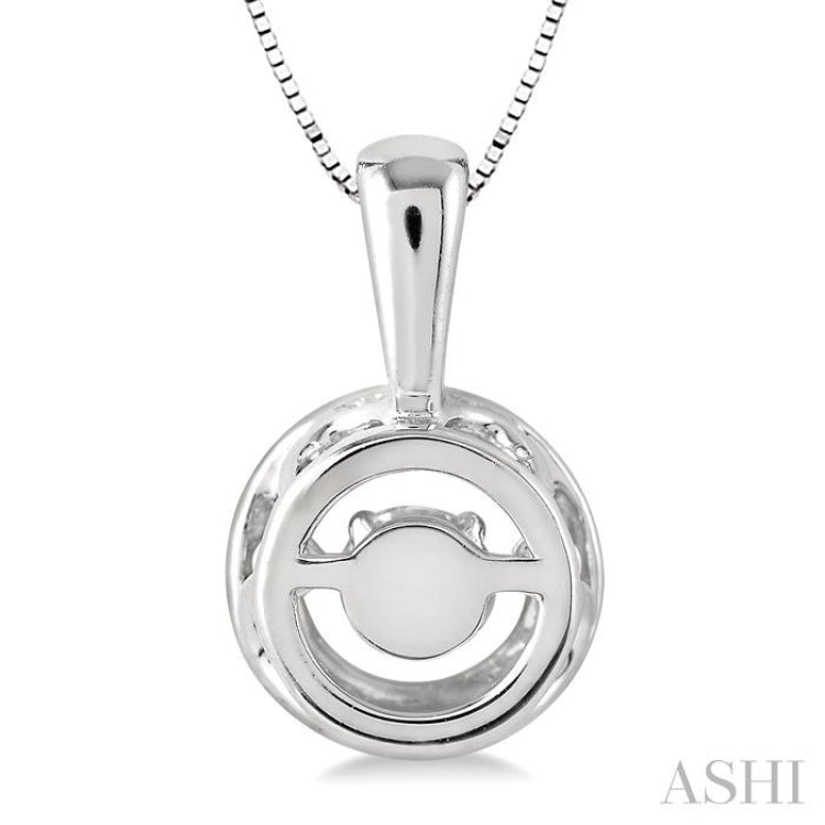 Round Shape Emotion Diamond Pendant