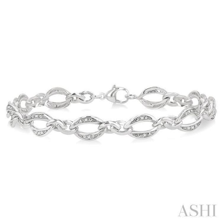 Silver Diamond Bracelet