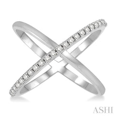 Criss Cross Diamond Fashion Ring