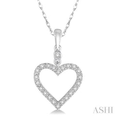 Heart Shape Diamond Pendant