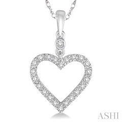 Heart Shape Diamond Pendant