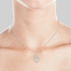 Heart Shape Diamond Pendant