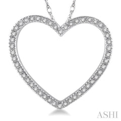 Heart Shape Diamond Pendant