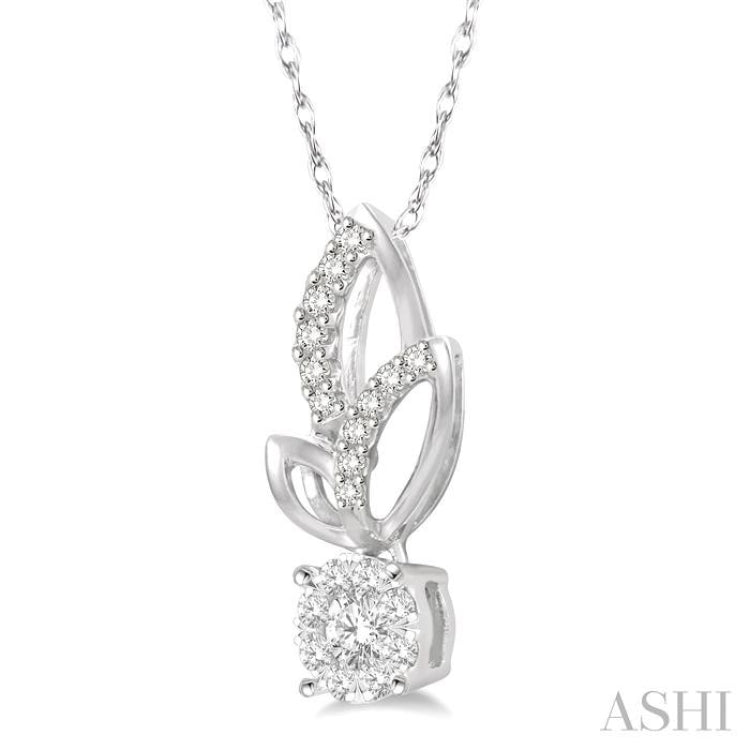 Round Shape Lovebright Diamond Fashion Pendant