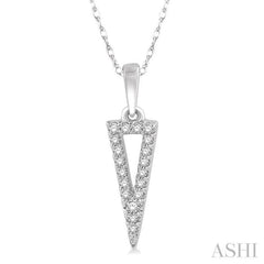 Triangle Diamond Fashion Pendant