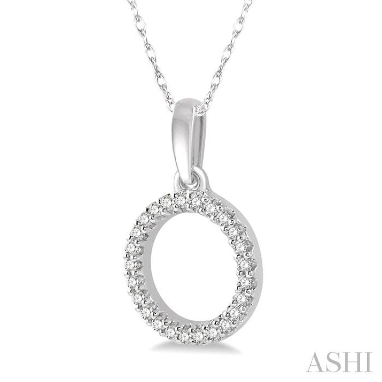 Circle Petite Diamond Fashion Pendant