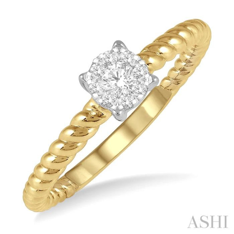 Round Shape Lovebright Diamond Ring