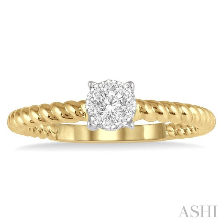 Round Shape Lovebright Diamond Ring