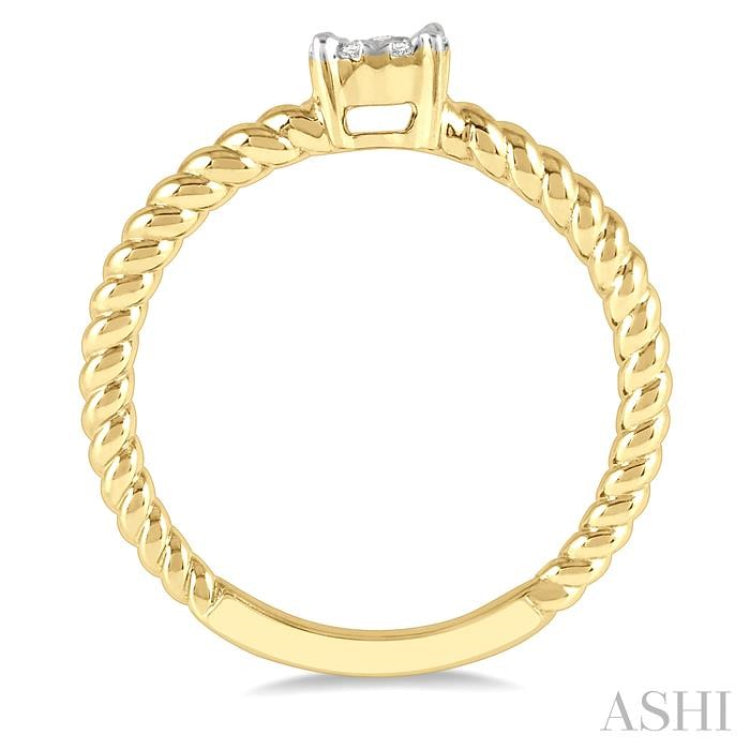 Round Shape Lovebright Diamond Ring