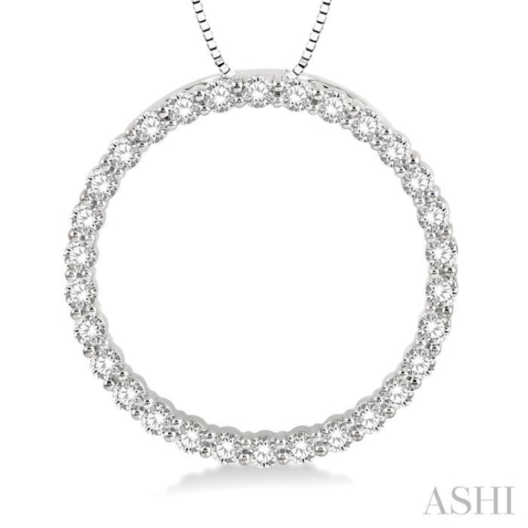 Circle Diamond Pendant