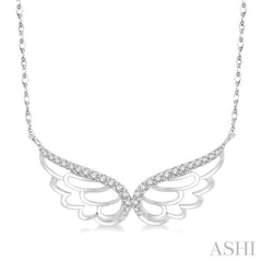 Angel Wings Diamond Necklace