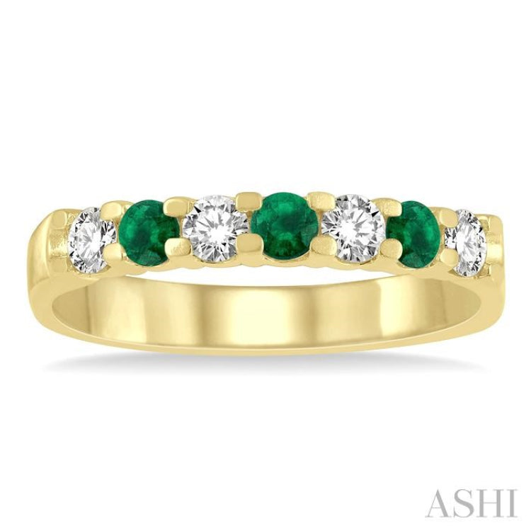 7 Alternate Gemstone & Diamond Wedding Band