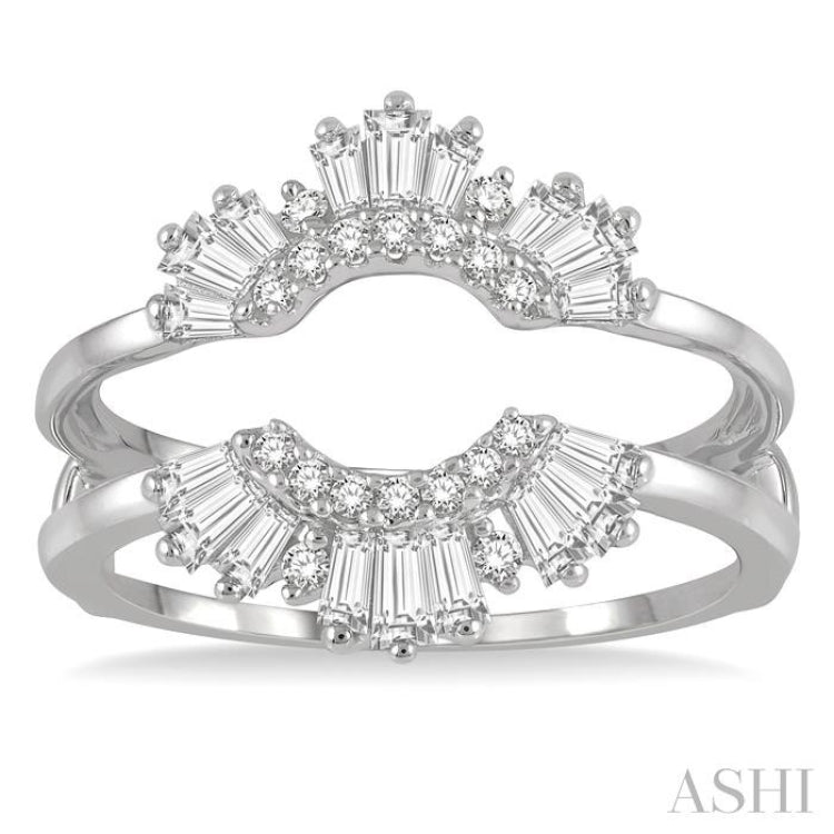 Baguette Diamond Insert Ring