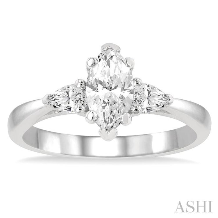 Marquise Shape Diamond Engagement Ring