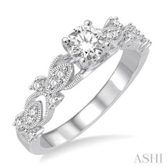 Round Shape Diamond Engagement Ring