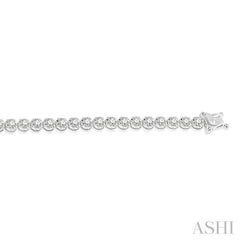 Illusion Diamond Tennis Bracelet