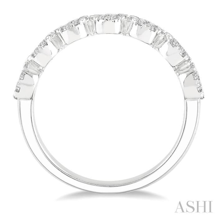 7 Stone Lovebright Essential Half Eternity Diamond Wedding Band