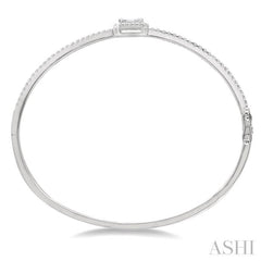 Halo Fusion Diamond Fashion Bangle