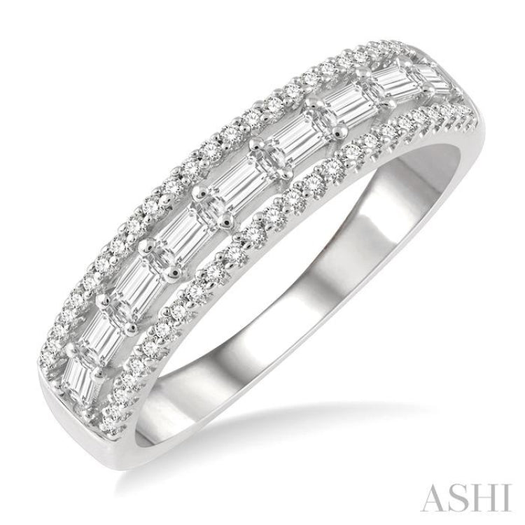 Baguette Diamond Fashion Band