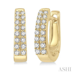 Petite Diamond Huggie Fashion Earrings