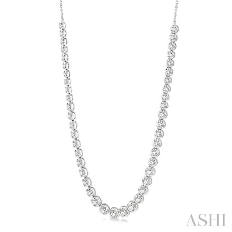 Illusion Diamond Necklace