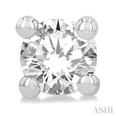 Round Shape Diamond Stud Earrings