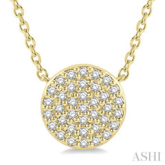 Disc Petite Diamond Fashion Necklace