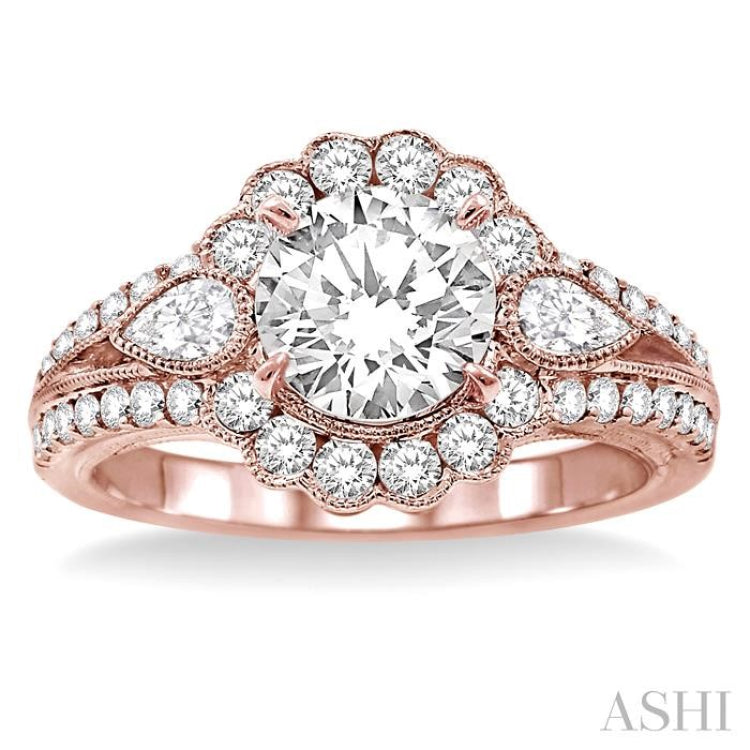 Round Shape Diamond Engagement Ring