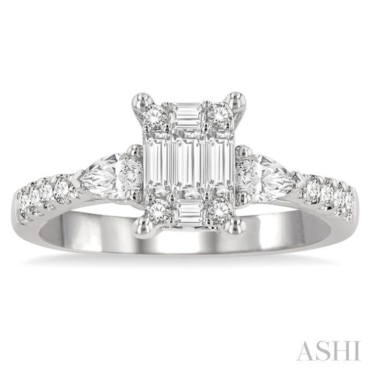 Fusion Diamond Engagement Ring