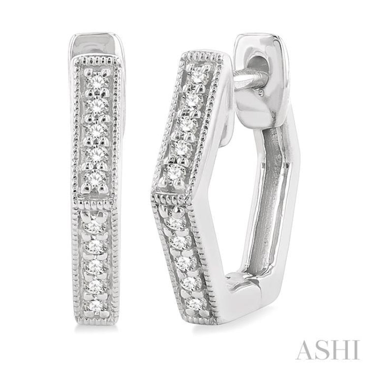 Petite Diamond Huggie Fashion Earrings