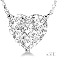 Heart Shape Lovebright Essential Diamond Necklace