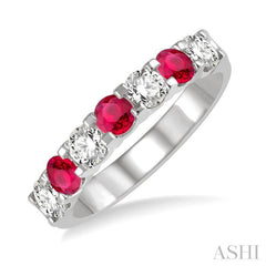 7 Alternate Gemstone & Diamond Wedding Band