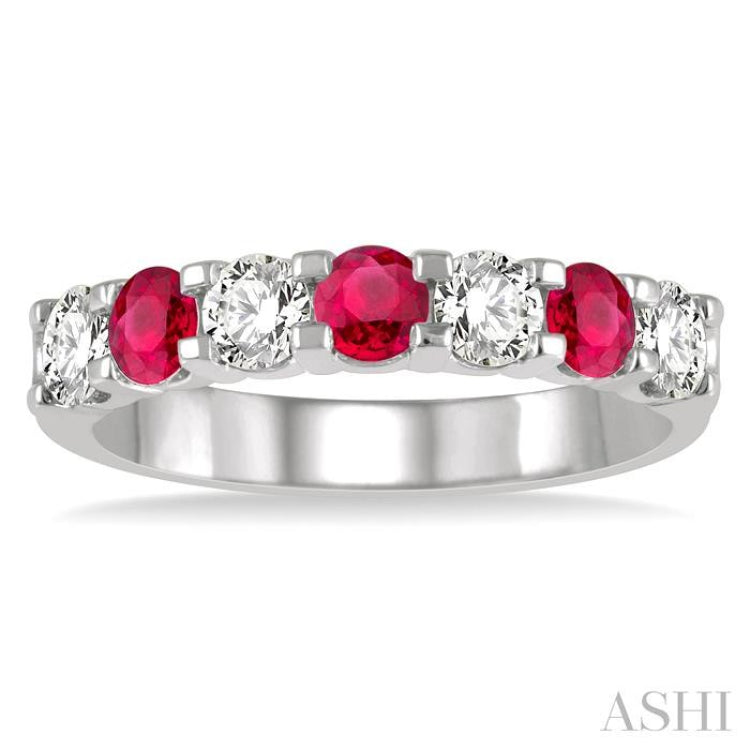 7 Alternate Gemstone & Diamond Wedding Band