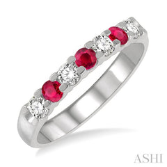 7 Alternate Gemstone & Diamond Wedding Band