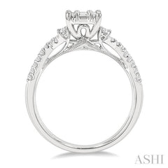 Fusion Diamond Engagement Ring