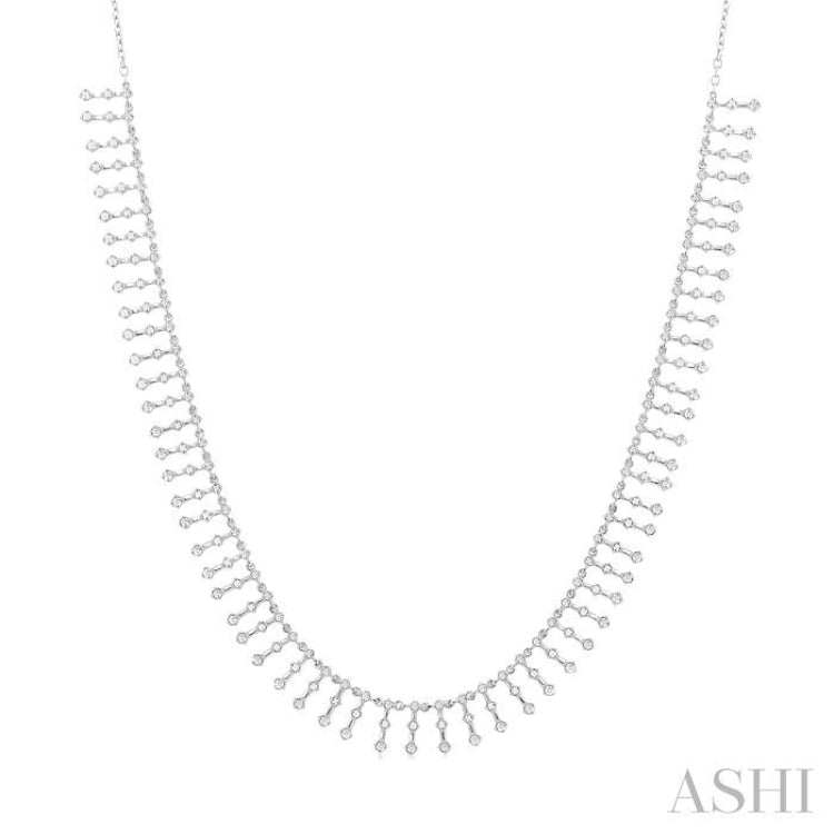 Spike Diamond Fashion Necklace