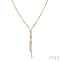 Diamond Lariat Y Necklace